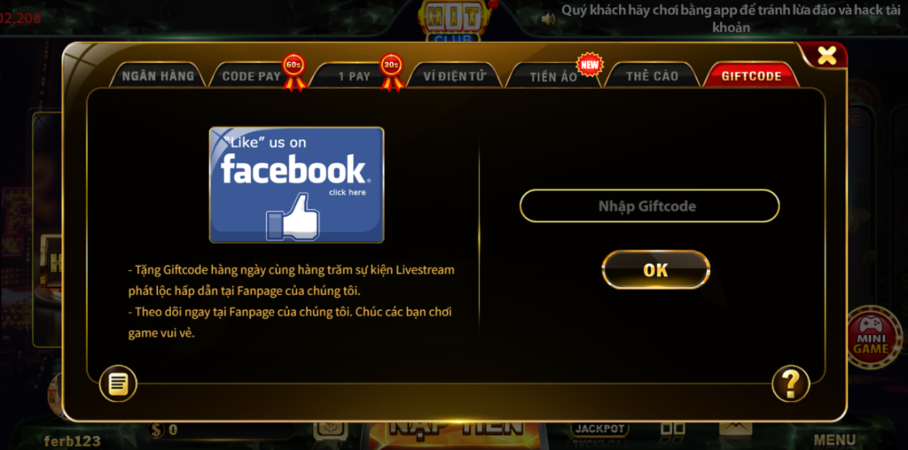 nạp rút tiền hit club